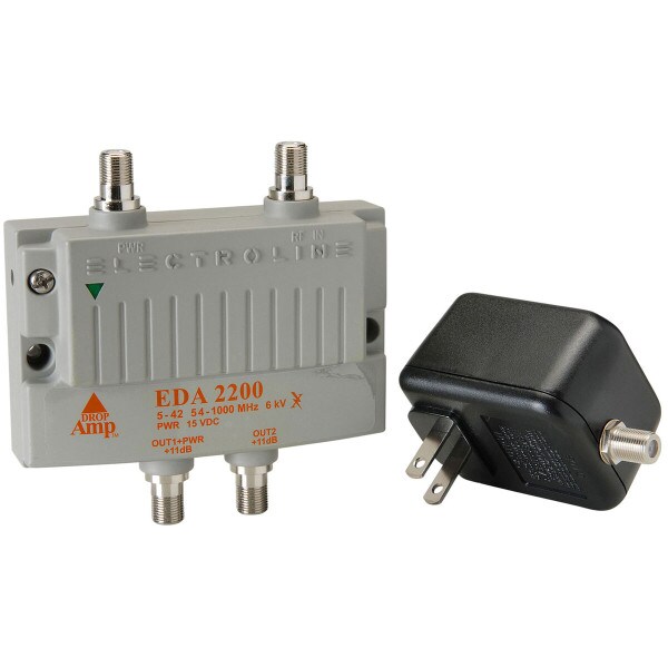 Main product image for Electroline EDA2200 2-port Low Noise CATV Amplifi 182-570
